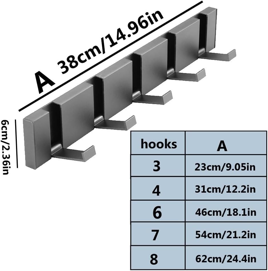 چوب‌لباسی دیواری مدرن مدل HB08