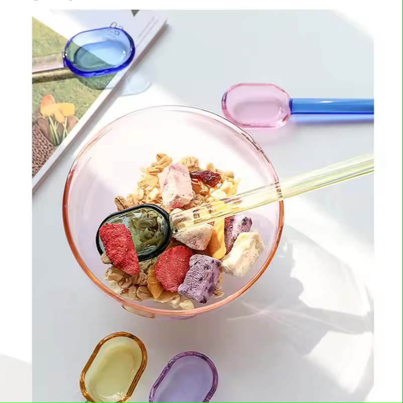 قاشق شیشه‌ای کد HB34