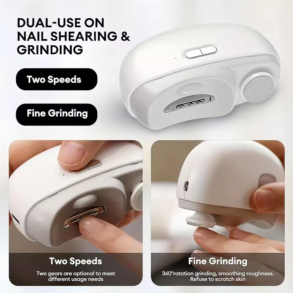 ناخن‌گیر و سوهان برقی دوکاره