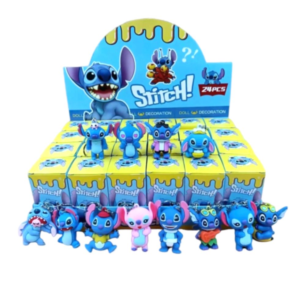 آویز عروسکی شانسی استیچ پک 24 عددی