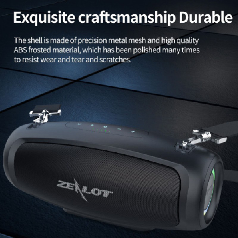 اسپیکر بلوتوثی قابل حمل zealot مدل S37L
