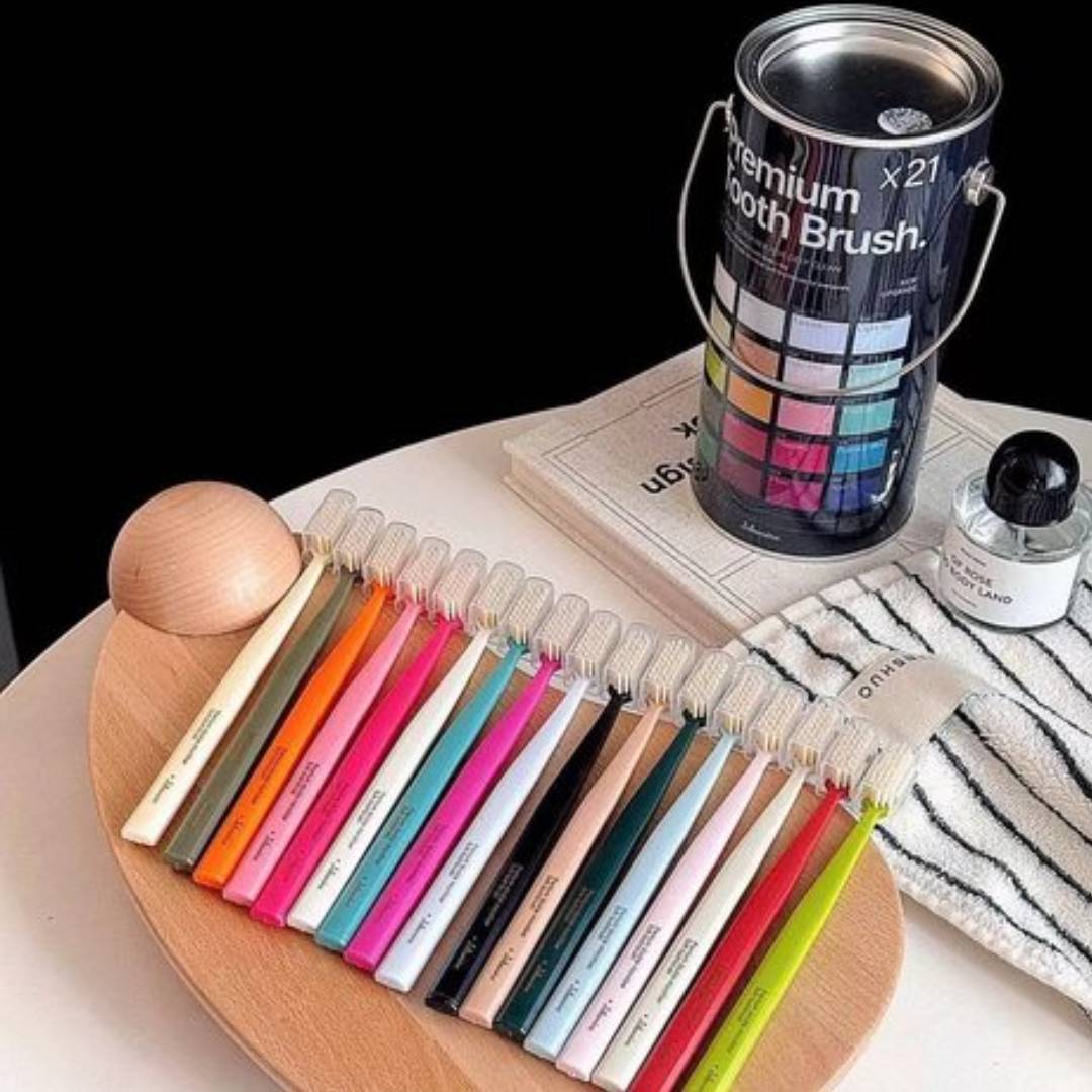 ست 21 عددی مسواک Hetras مدل Premium 