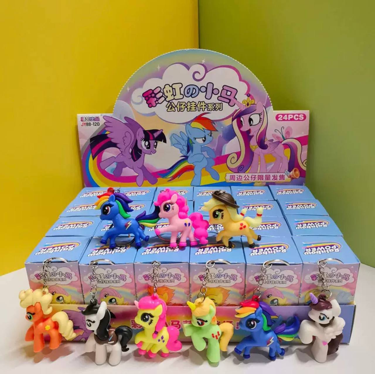 آویز عروسکی شانسی پونی پک 24 عددی