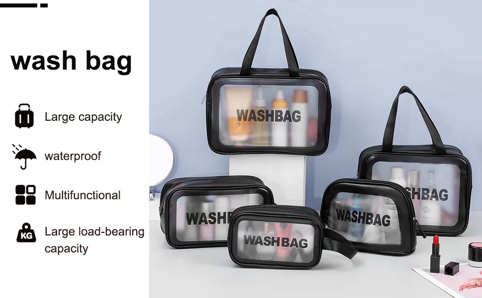 کیف لوازم آرایشی و بهداشتی مسافرتی واش بگ کد HB02