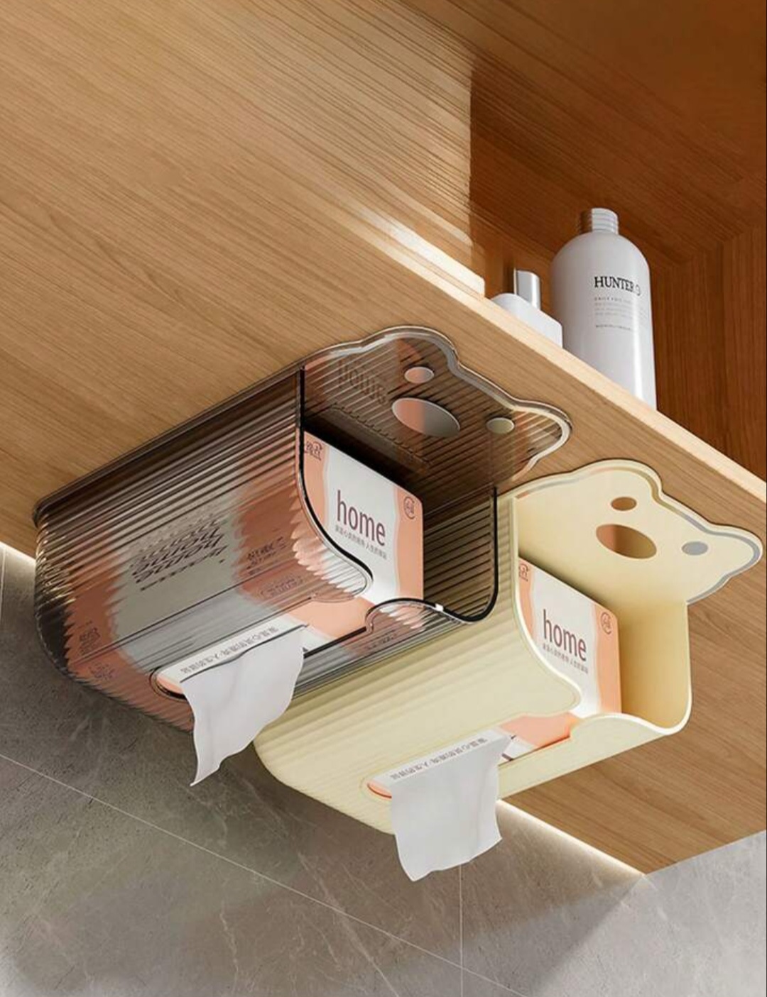 جعبه دستمال دیواری فانتزی طرح خرس عروسکی