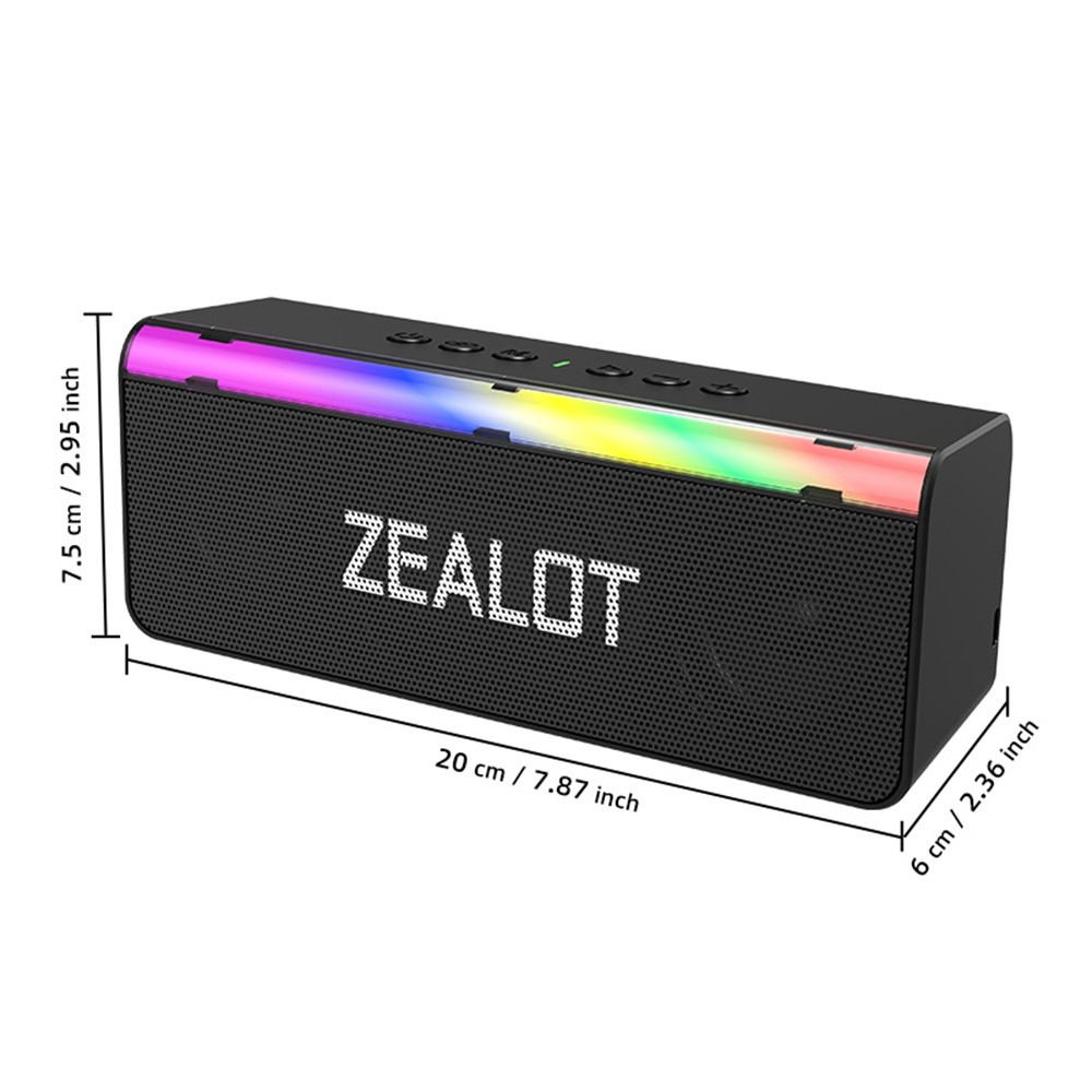 اسپیکر بلوتوثی قابل حمل zealot مدل S72