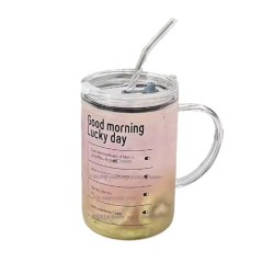 لیوان شیشه‌ای دسته‌دار INS ظرفیت 1000 میلی‌لیتر