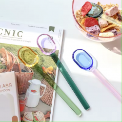 قاشق شیشه‌ای کد HB34