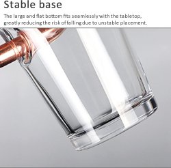 لیوان شیشه ای Lesulety طرح گلوله خورده