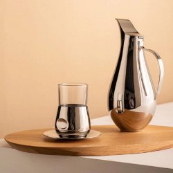 فنجان و نعلبکی شیشه ای کد HB10