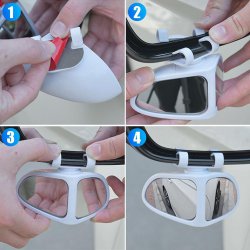 آینه کمکی 2 کاره خودرو کد HB11