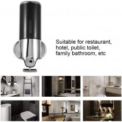 جا مایع دستشویی دیواری مدل دستی تک‌کاپ