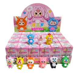 آویز عروسکی شانسی Hello Sanrio پک 24 عددی