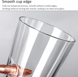 لیوان شیشه ای Lesulety طرح گلوله خورده