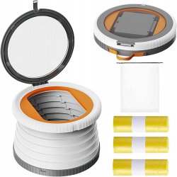 صندلی توالت قابل‌حمل و تاشو