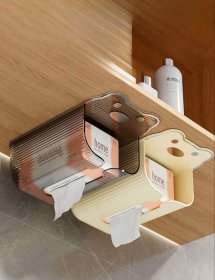 جعبه دستمال دیواری فانتزی طرح خرس عروسکی