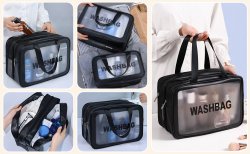 کیف لوازم آرایشی و بهداشتی مسافرتی واش بگ کد HB02